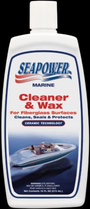 T.R. INDUSTY SEAPOWER CLEANER & WAX - 16 OZ (473 - SP16