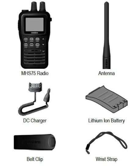 UNIDEN AMERI VHF-HH  MHS75  5 WATT  SCANNER