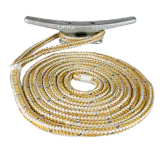 SEA DOG DOUBLE BRAIDED NYLON DOCK LINE 3/8' - 110010GWT1