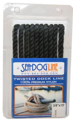 SEA DOG TWISTED NYLON DOCK LINE 3/8' X - 1110015BK1