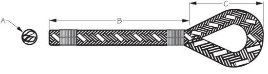 SEA DOG DOUBLE BRAIDED NYLON DOCK LINE 5/8' - 116015GWT1