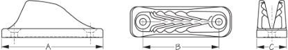SEA DOG CL201 CLAMCLEAT VERTICAL - 20101