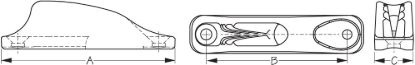 SEA DOG CL203 CLAMCLEAT JUNIOR - 20301