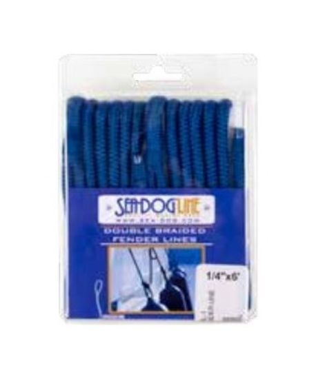 SEA DOG DOUBLE BRAIDED FENDER LINE 1/4 - 2106006BL1