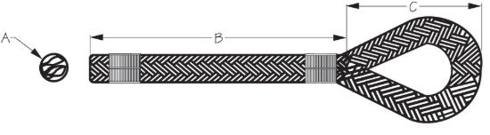 SEA DOG DOUBLE BRAIDED NYLON DOCK LINE - 2110010BK1