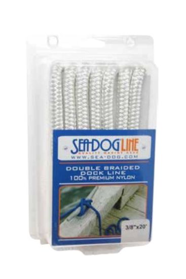 SEA DOG DOUBLE BRAIDED NYLON DOCK LINE - 2110010WH1
