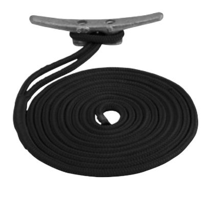 SEA DOG DOUBLE BRAIDED NYLON DOCK LINE - 2116020BK1