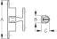 SEA DOG CHROME BRASS STUD CATCH 1-15/1 - 2228221