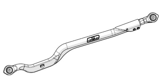 TERAFLEX JL HD FORGED ADJ TRACK BAR REAR 0-6 - 1754420
