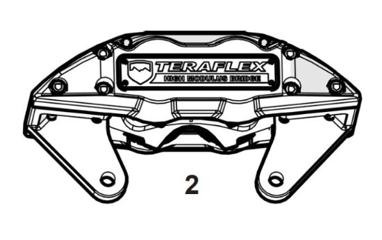 TERAFLEX JL /JK REAR HIGH MODULUS BRAKE CALI - 4403402