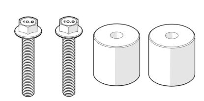 TERAFLEX JT: 1.5  REAR DRIVELINE CENTER SUPP - 4801000