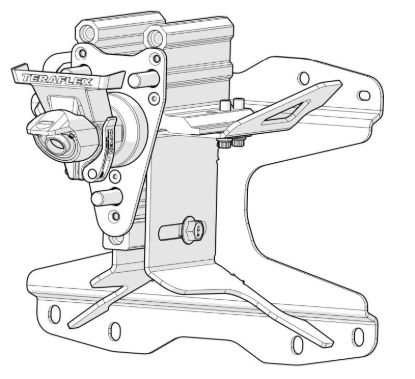 TERAFLEX JL HD TIRE MOUNT - 4838910