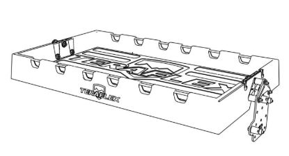 TERAFLEX JL 4DR: SIERRA REAR CARGO RACK - 7102000