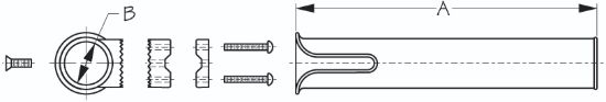 SEA DOG POLY RAIL MNT ROD HOLDER WHITE - 3271611