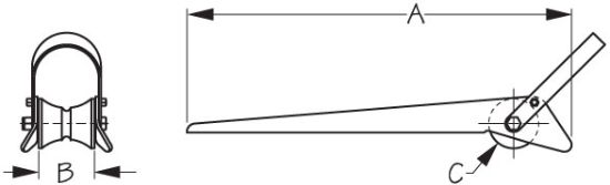 SEA DOG REPLACEMENT WHEEL 3 7/16' X 3' - 3280791