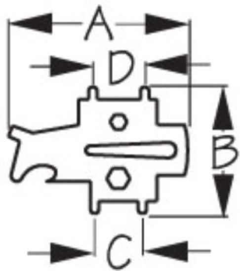 SEA DOG STAINLESS UNIVERSAL DECK PLATE - 3356901