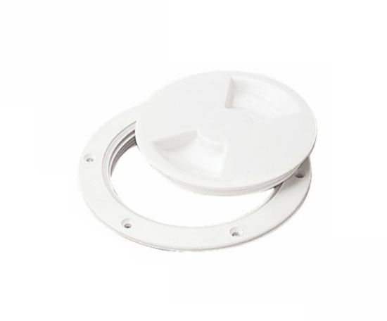 SEA DOG ABS DECK PLATE WHITE STANDARD - 3371601