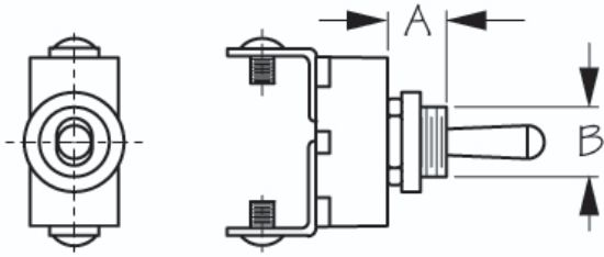 SEA DOG BRASS TOGGLE SWTCH (SP) ON/OFF - 4204651