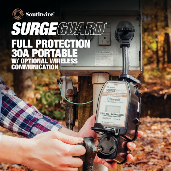 SOUTHWIRE 30A PORT SURGE GUARD WIRELESS - 34931