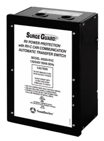 SOUTHWIRE 50AMP SURGE GUARD AUTOMATIC TRANSFE - 40350RVC3