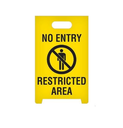 TOP TAPE NO ENTRY RESTRICTED AREA A-FRAME FL - ASF1004