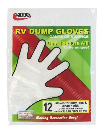 VALTERRA LLC RV DUMP GLOVES 12/BAG - D040108