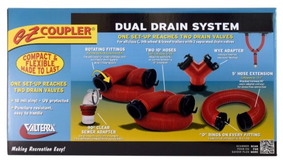 VALTERRA LLC EZ COUPLER  DUAL DRAIN KIT - D040178
