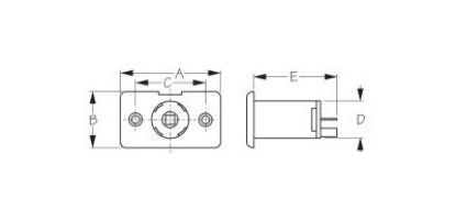 SEA DOG POWER SOCKET/SOCKET & CAP 12V - 4261131