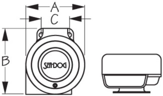 SEA DOG STAINLESS MINI COMPACT HORN - - 4311101