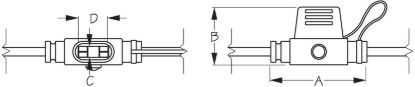 SEA DOG INLINE FUSE HOLDER - ATM UP TO - 4450971