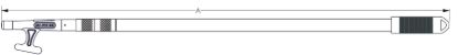 SEA DOG ALUMINUM BOAT HOOK 6'- 1 PIECE - 4910131