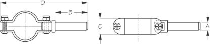 SEA DOG ZINC PLATED OARLOCK - 1/2' - 5820601