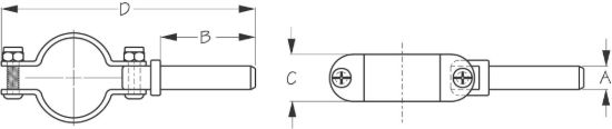 SEA DOG ZINC PLATED OARLOCK - 1/2' - 5820601