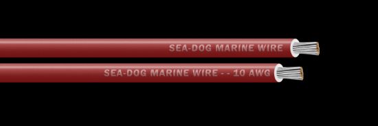 SEA DOG 10 AWG RED 25FT PRIMARY WIRE - 8010020