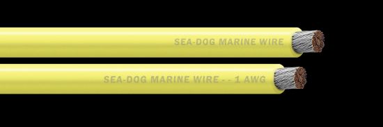 SEA DOG 1/0 AWG YELLOW 100FT BATTERY C ABLE - 8011032