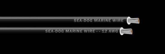 SEA DOG 12 AWG BLACK 25FT PRIMARY WIRE - 8012010