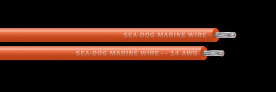 SEA DOG 14 AWG ORANGE 100FT PRIMARY WI RE - 8014082