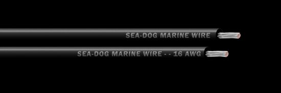 SEA DOG 16 AWG BLACK 25FT PRIMARY WIRE - 8016010