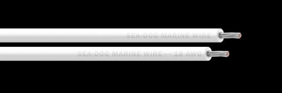 SEA DOG 18 AWG WHITE 100FT PRIMARY WIR E - 8018052