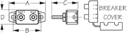 SEA DOG SD-32 CIRCUIT BREAKER SHORT STOP RE - 830350