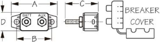 SEA DOG SD-32 CIRCUIT BREAKER SHORT STOP RE - 830352