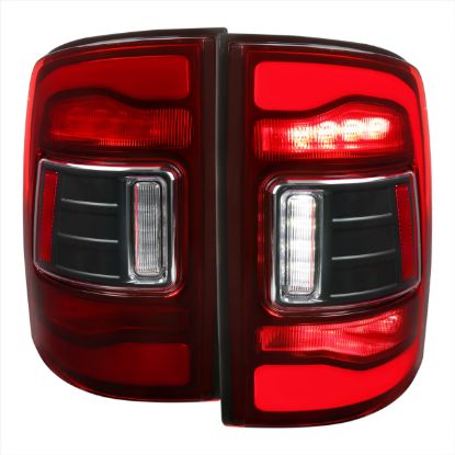 SPEC-D TUNIN FULL LED TAIL LIGHT MATTE BLACK HOU - AM09RLEDRS