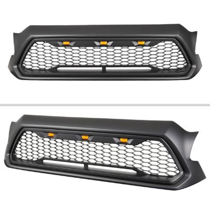 SPEC-D TUNIN MATTE BLACK MESH GRILLE WITH LED LI - C12BBLEDKH