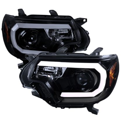 SPEC-D TUNIN PROJECTOR HEADLIGHTS- GLOSSY BLACK - HPTAC12GTM