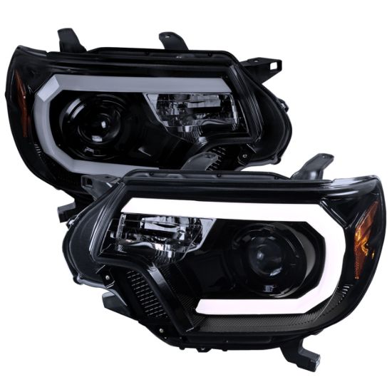 SPEC-D TUNIN PROJECTOR HEADLIGHTS- GLOSSY BLACK - HPTAC12GTM