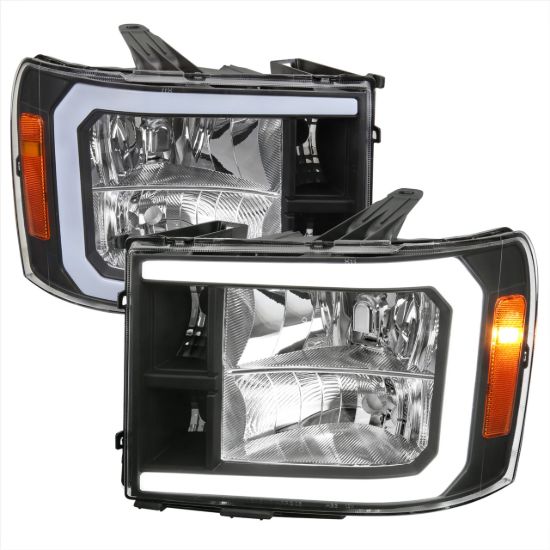 SPEC-D TUNIN OE STYLE HEADLIGHTS WITH LED C-BAR - IE07JMG3GO