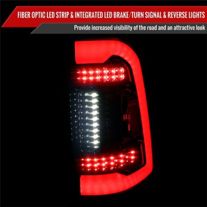 SPEC-D TUNIN 1500 FULL LED TAIL LIGHT WITH WHITE - LTRAM1915B