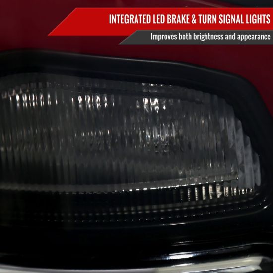 SPEC-D TUNIN FULL LED TAIL LIGHT MATTE BLACK HOU - M09SMLEDRS