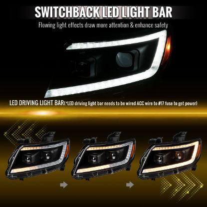 SPEC-D TUNIN CHEVROLET COLORADO PROJECTOR HEADLI - OL15JMSQRS