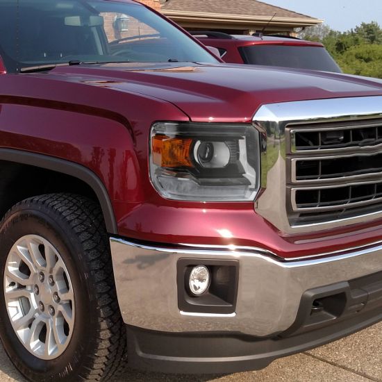 SPEC-D TUNIN PROJECTOR HEADLIGHT WITH LED BAR - SIE14DRLGO
